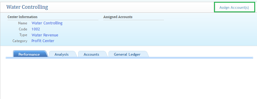 Assigning accounts from the list page